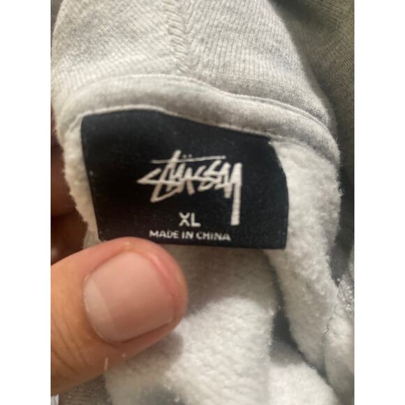 Stussy Gray 1980 Hurricane Hoodie - Picture 5 of 6